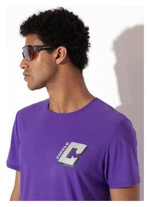 Maillot manches courtes Running Circle Legend Violet