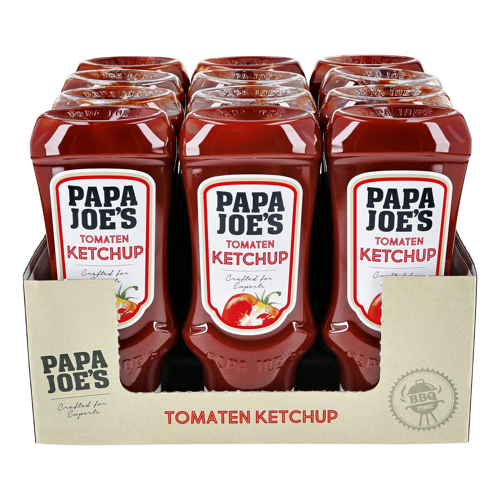 Papa Joes Tomaten Ketchup 500 ml, 12er Pack