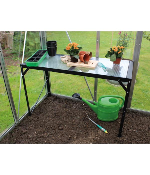 Vitavia Aluminiumtisch, 1 Ablage