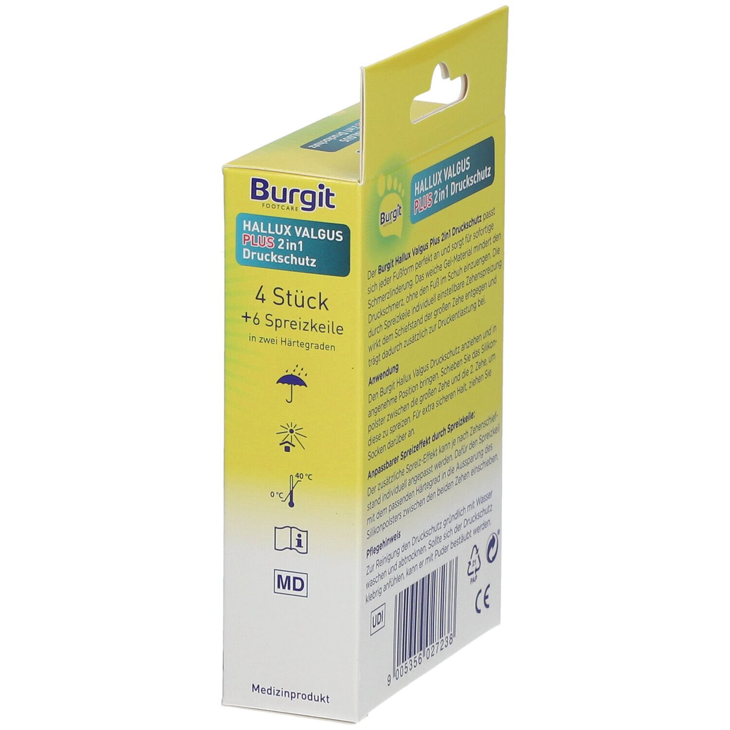 Burgit HALLUX VALGUS PLUS 2 in1 Druckschutz