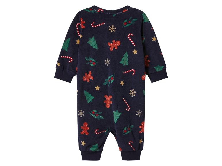 Velours baby kerstpyjama