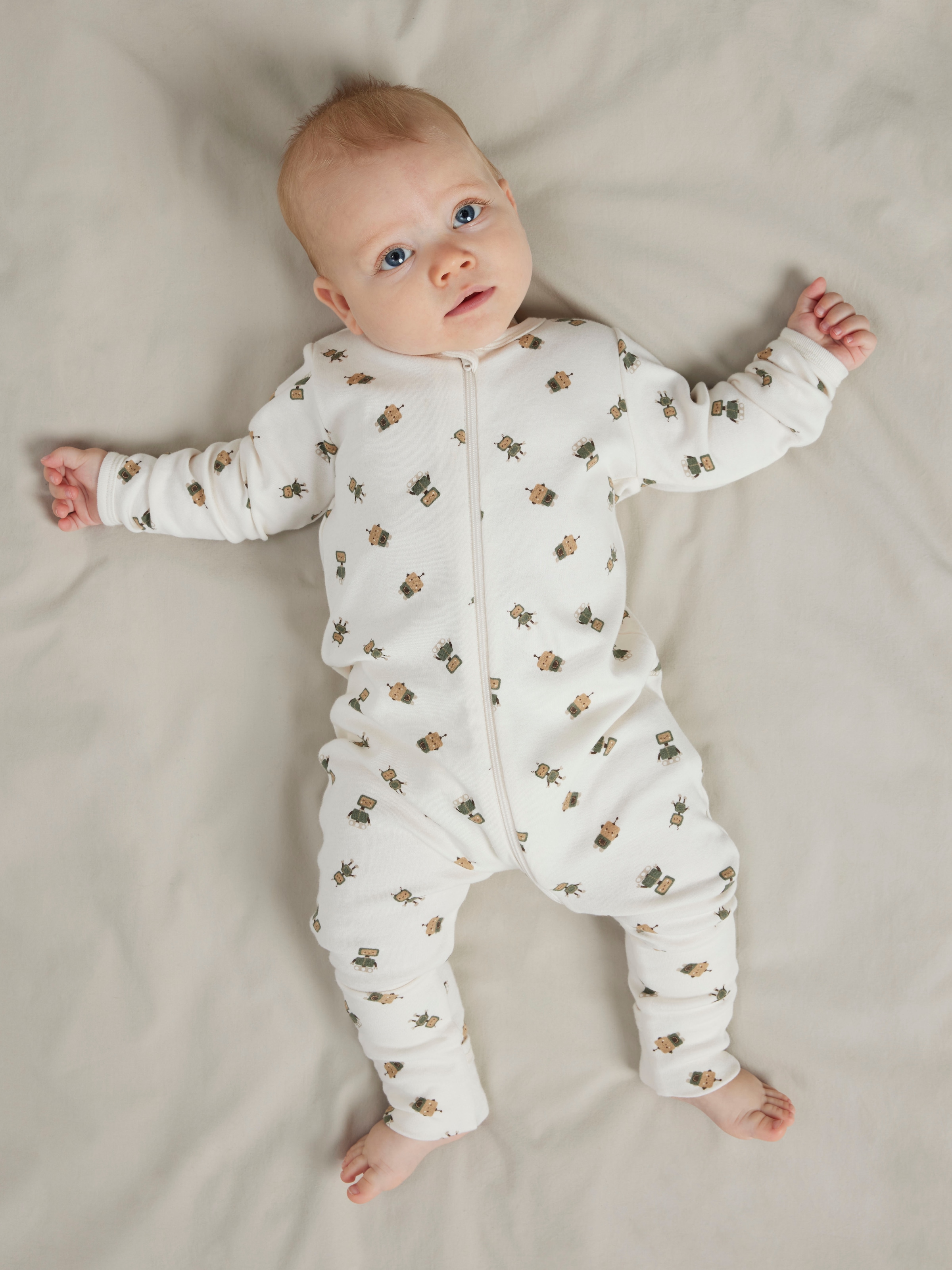 Name It Pyjama »NBMNIGHTSUIT 2P ZIP FF ROBOT NOOS« Packung, 2 Stk. tlg.,