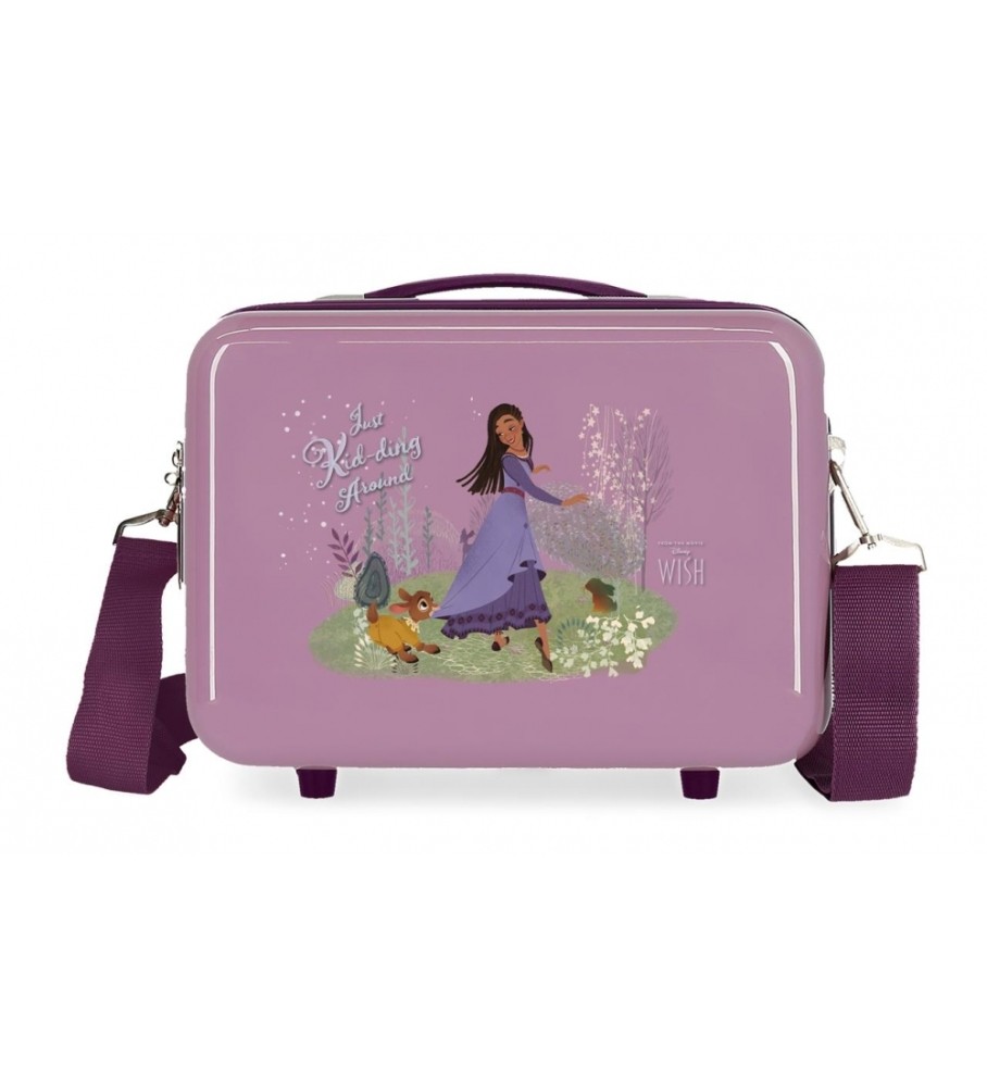 Nécessaire Disney Wish Just Kind-ing por aí, lilás