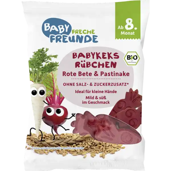 Bio Babykeks Rübchen Rote Bete & Pastinake