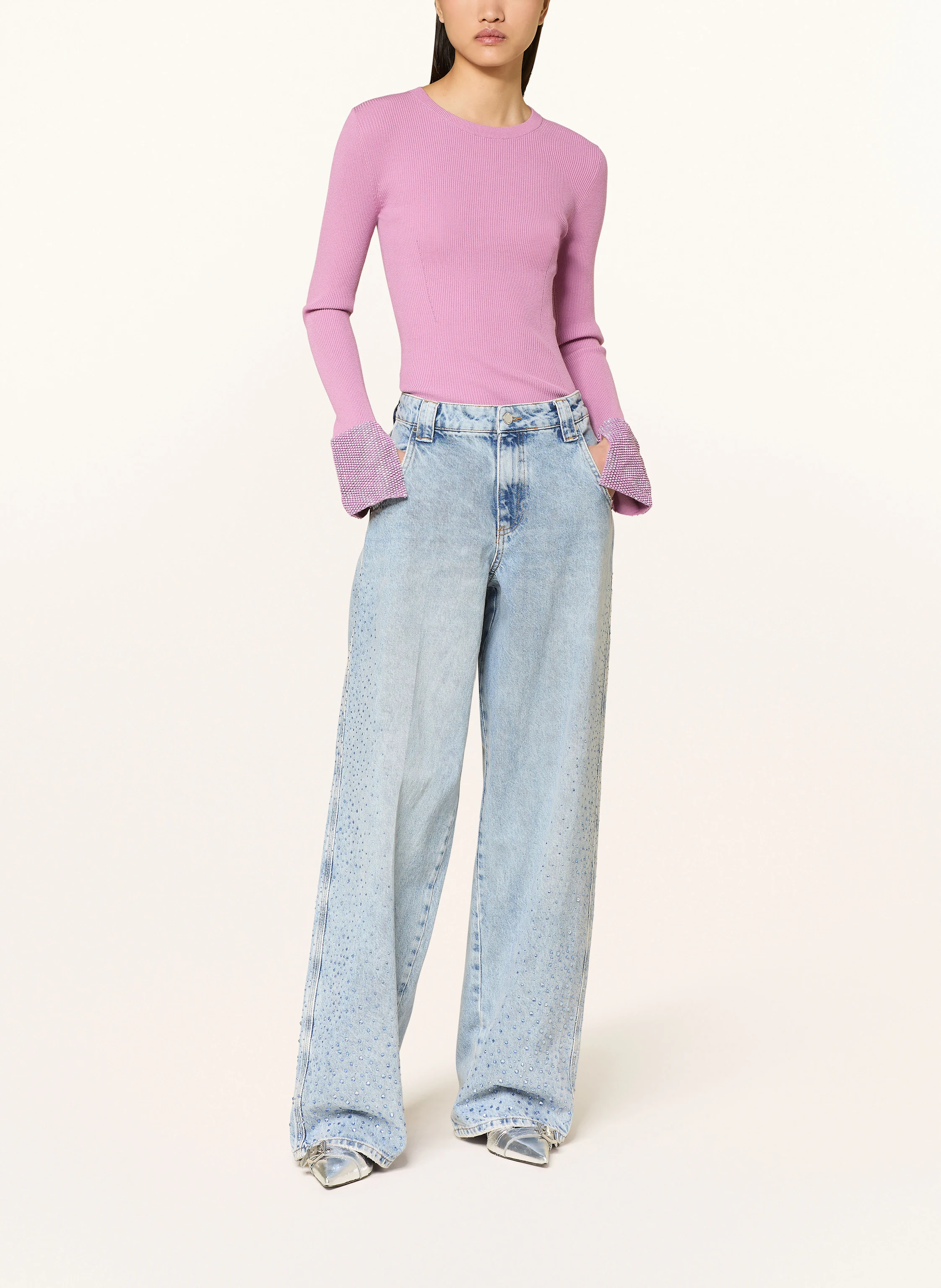 ESSENTIEL ANTWERP Pullover HEBORN mit Schmucksteinen