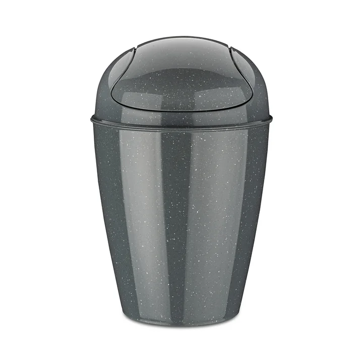 Koziol - DEL Schwingdeckeleimer S, recycled ash grey