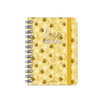 Agenda à spirale 1 semaine sur 2 pages - 8,5 x 13 cm - abeille - Legami
