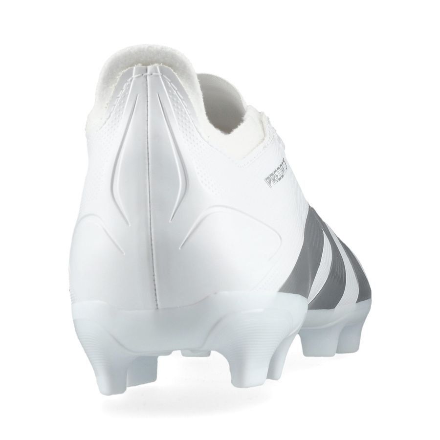 adidas Predator League MG Pearlized - Blanc/Argenté