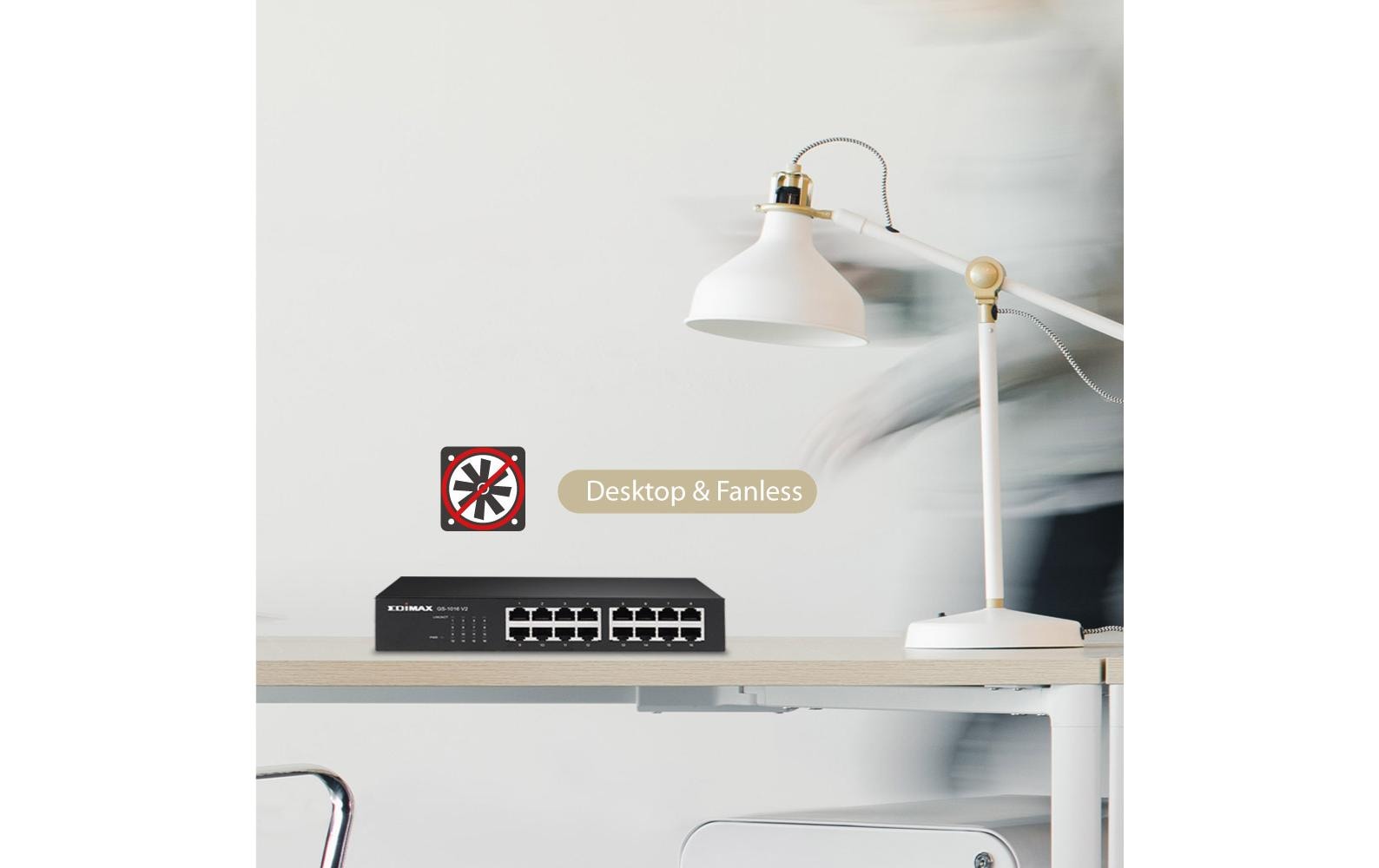 Switch GS-1016 V2 16 PortGigabit Switch mit 16 Ports