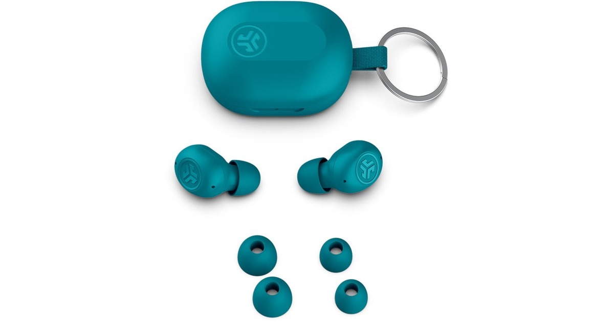 JLabJbuds Mini Wireless headphones in-ear oortjes  (Blauwgroen, Bluetooth 5.3)