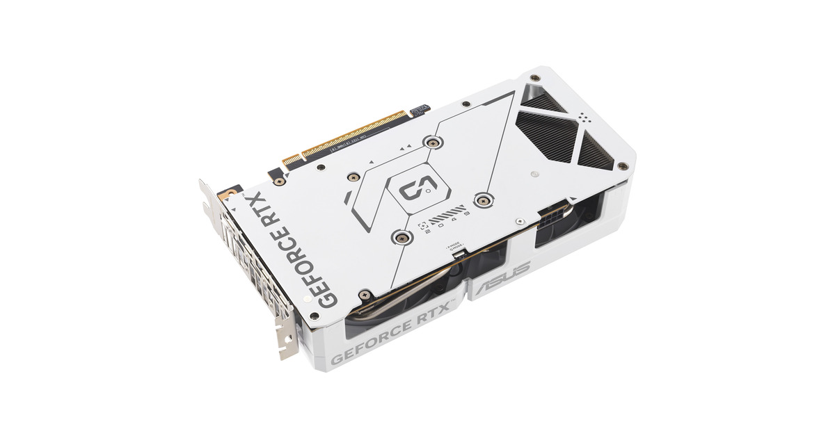 ASUSGeForce RTX 5060 DUAL OC WHITE 8GB grafische kaart  (Wit, DLSS 4, 3x DisplayPort, 1x HDMI 2.1)