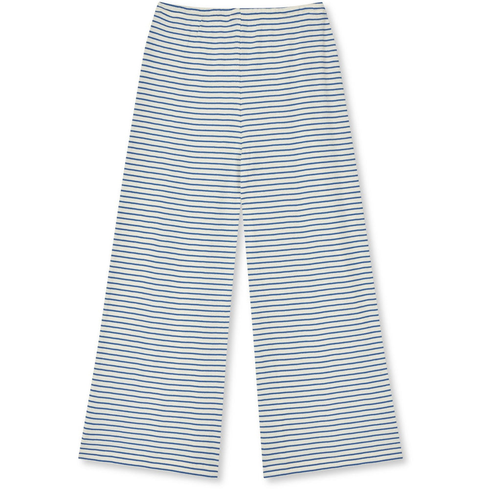 Køb Mads Nørgaard Vanilla Ice/Bright Cobalt 2X2 Bomuld Stripe Verona Bukser