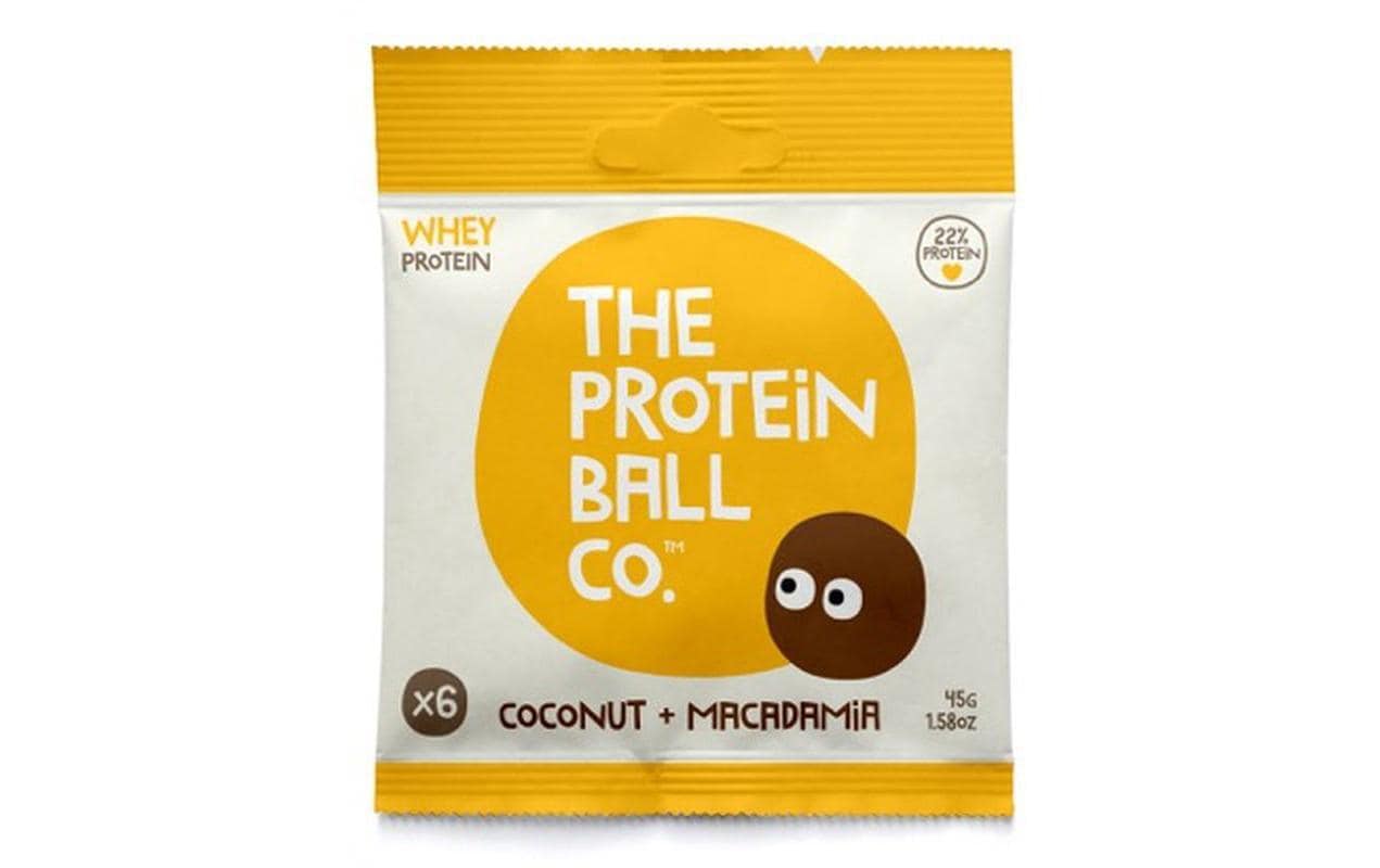 Protein Balls Coconut & Macadamia 45 gProteinreiche Dattelkugeln mit Kokosnuss und Macadamia