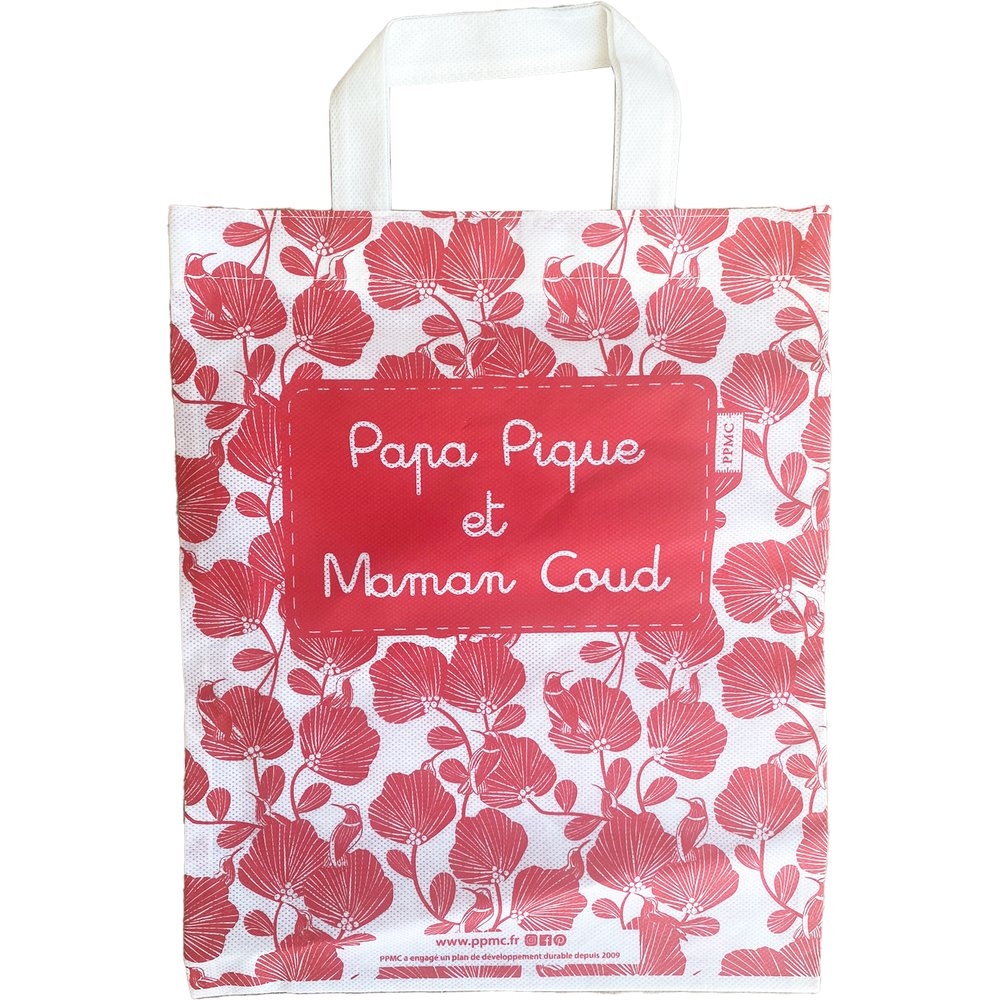 Sac Cadeaux Moyen - 29 X 36 Cm Oiseaux Rouge