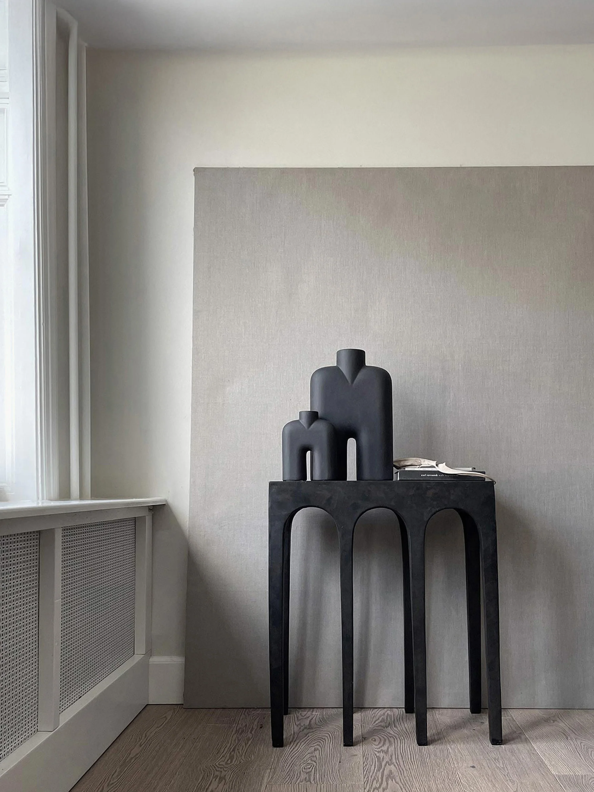 Handgemaakte consoletafel Bow
