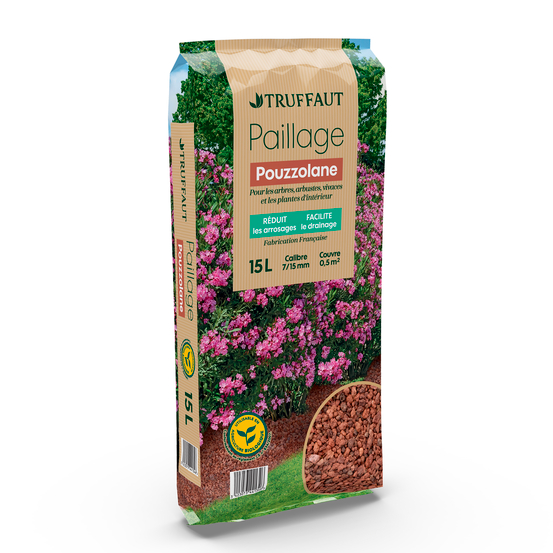 Pouzzolane calibre 7/15 mm - sac de 15 litres