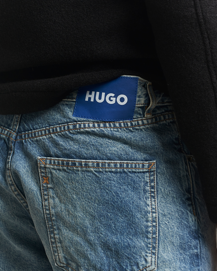 HUGO Jonah Straight Fit Jeans Medium Blue