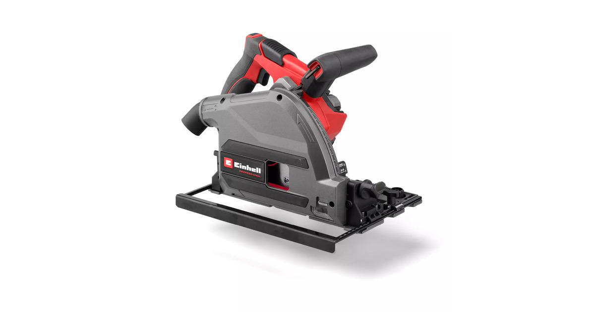 EINHELLPROFESSIONAL Accu Invalzaag TP-PS 18/165 Li BL - Solo handcirkelzaag  (Rood/zwart, Power X-Change, Accu en oplader niet inbegrepen)