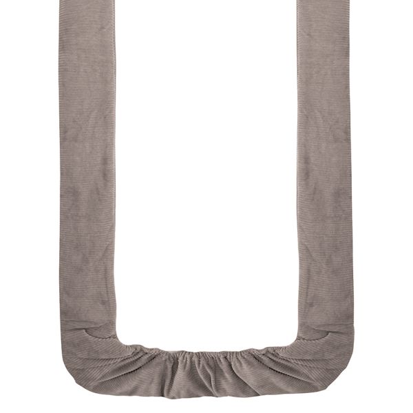 Witlof For Kids Velvet Rib Ledikantdeken - 60 x 120 cm - Warm Grey