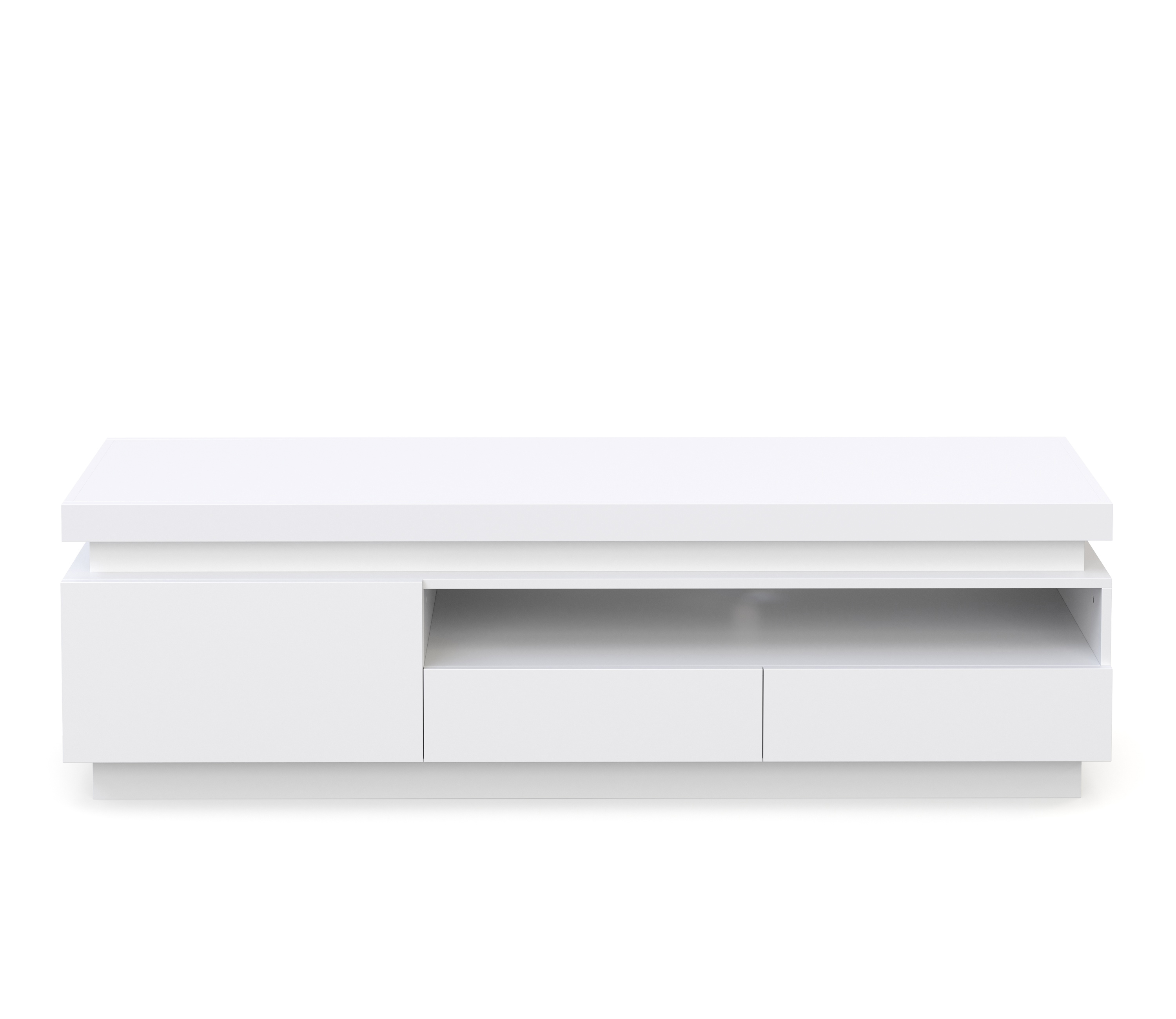 TV Möbel LED CELIO weiss