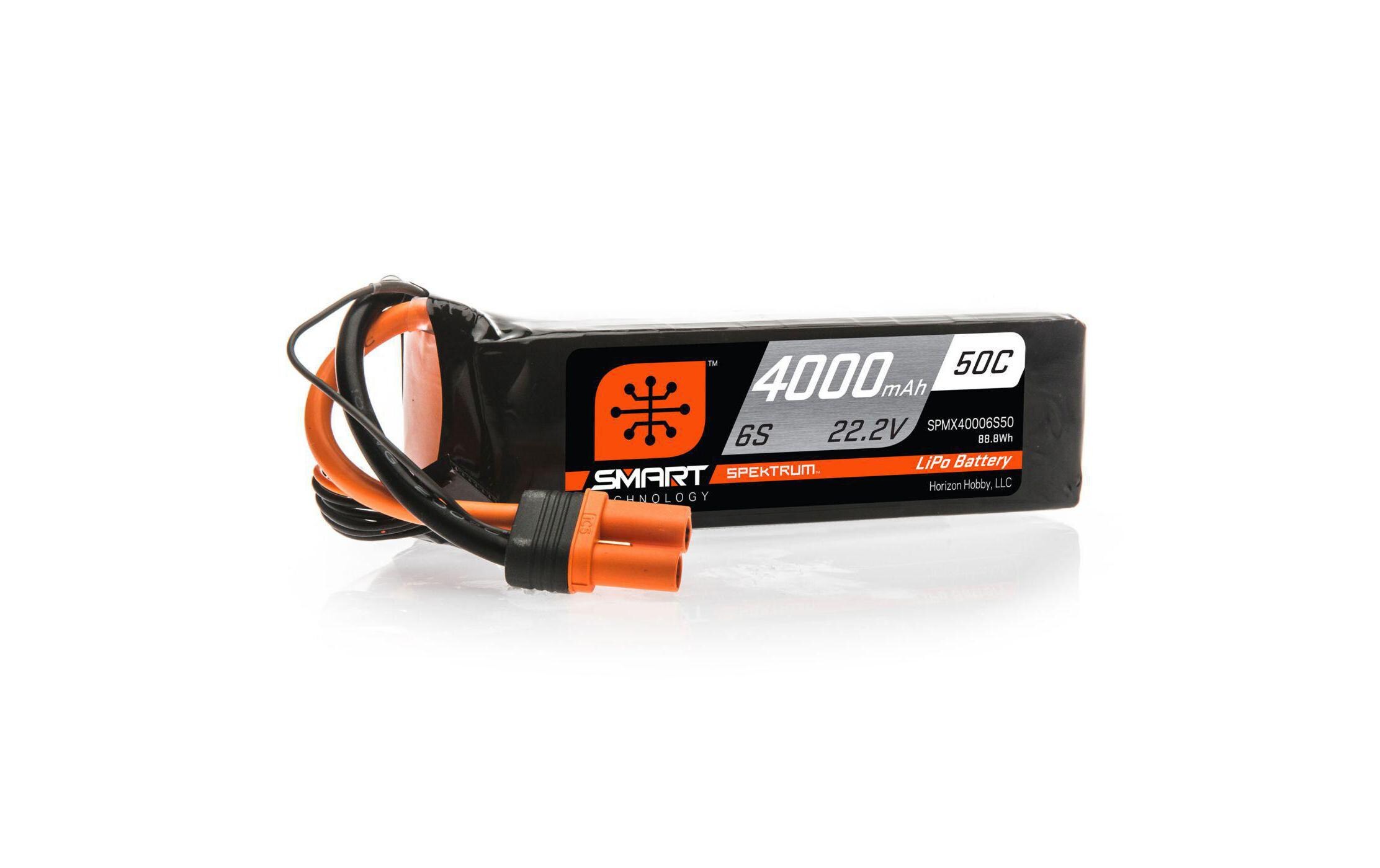 RC-Akku LiPo 4000 mAh 22.2 V 50C Smart<br>6S LiPo-Akku für Flugmodelle