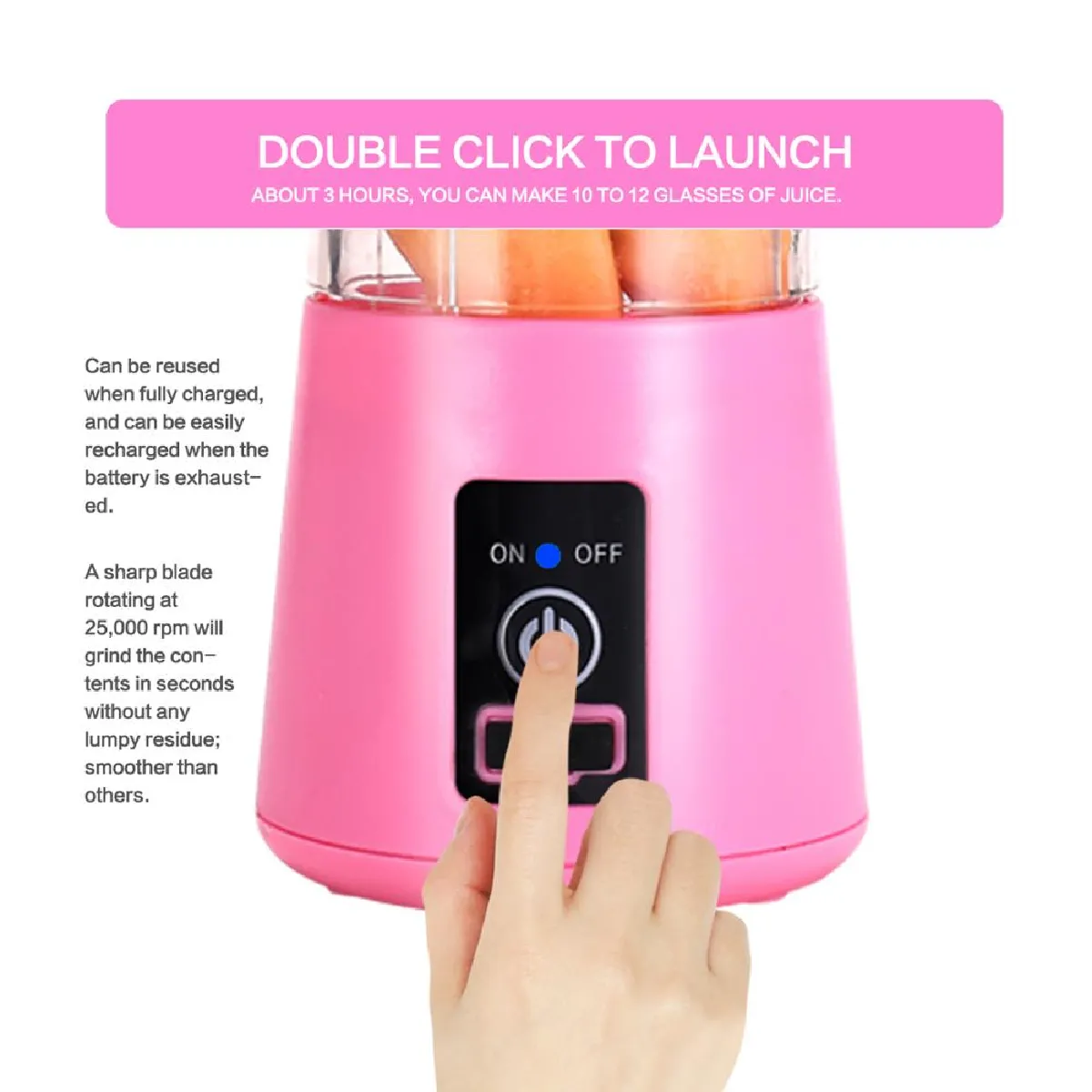 Universal Bolt Mini Mixeur USB - Vert