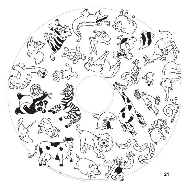 Drawin'Kids Recharge 20 feuilles Drawin'kids x OMY | Blanc
