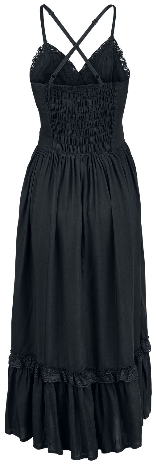 Robe Longue Avec Dentelle | Gothicana by EMP Robe longue