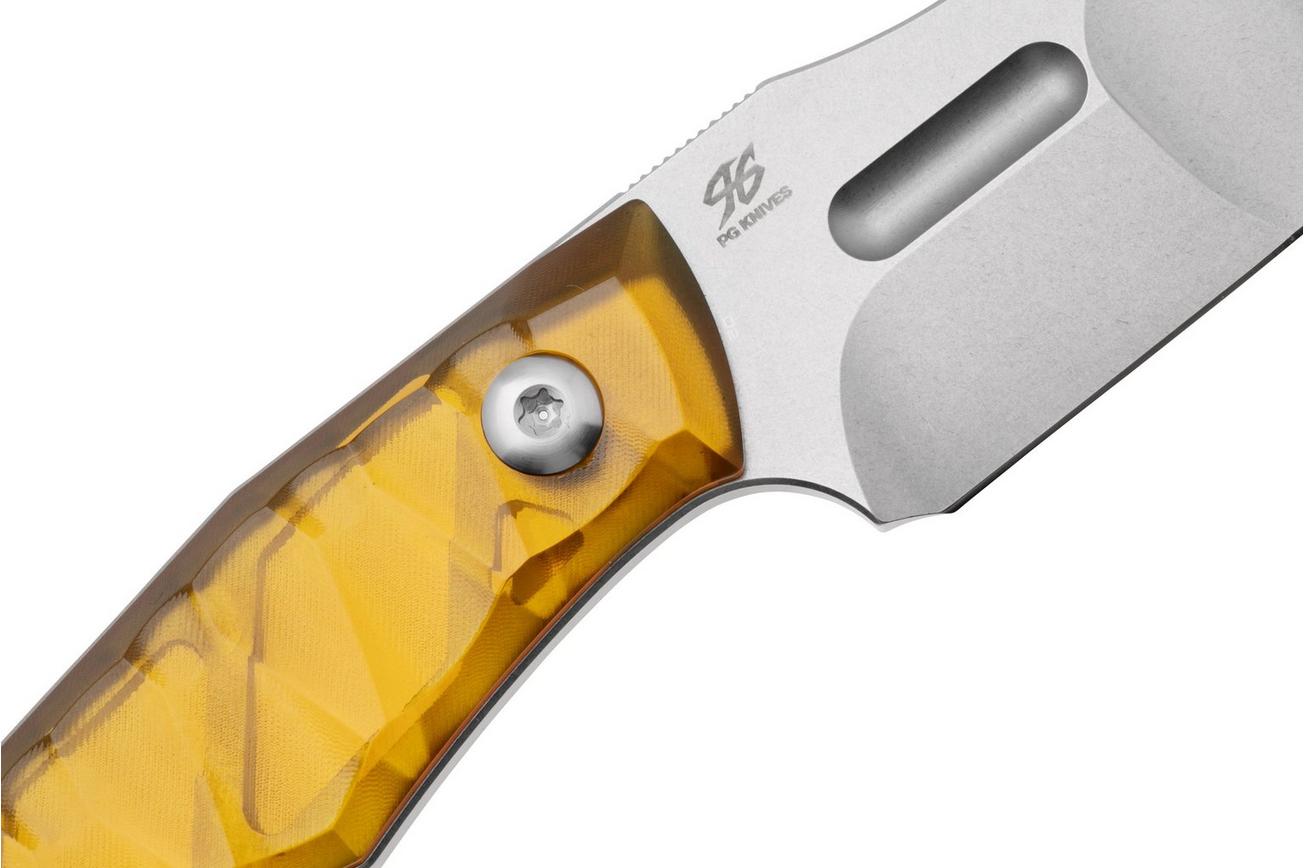 CIVIVI Propugnator C23002-3 Polished Yellow Ultem, vaststaand mes