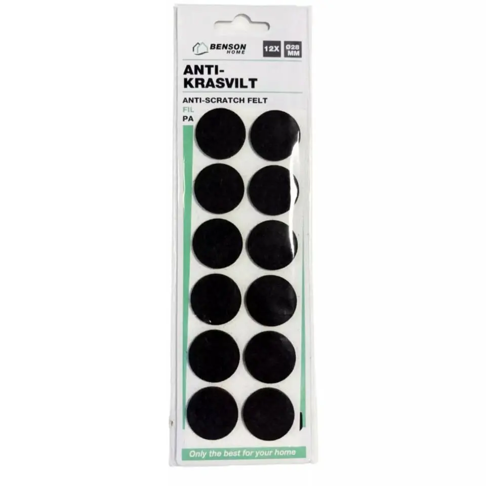 Benson Antikrasvilt - zelfklevend - 12x - 2.8 cm - bruin