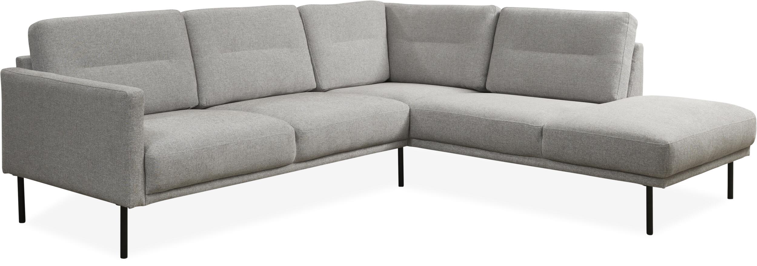 Larvik højrevendt hjørnesofa med pufafslutning