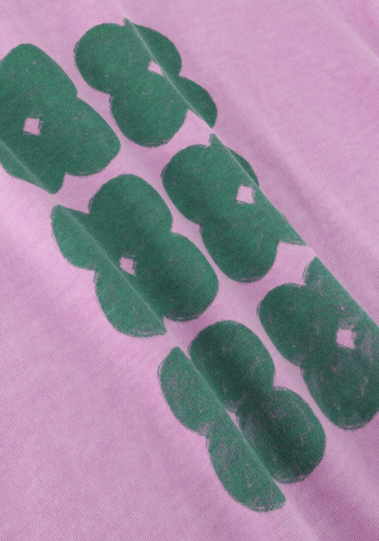 Jelly Mallow paarse jelly mallow t-shirt clover pigment t-shirt