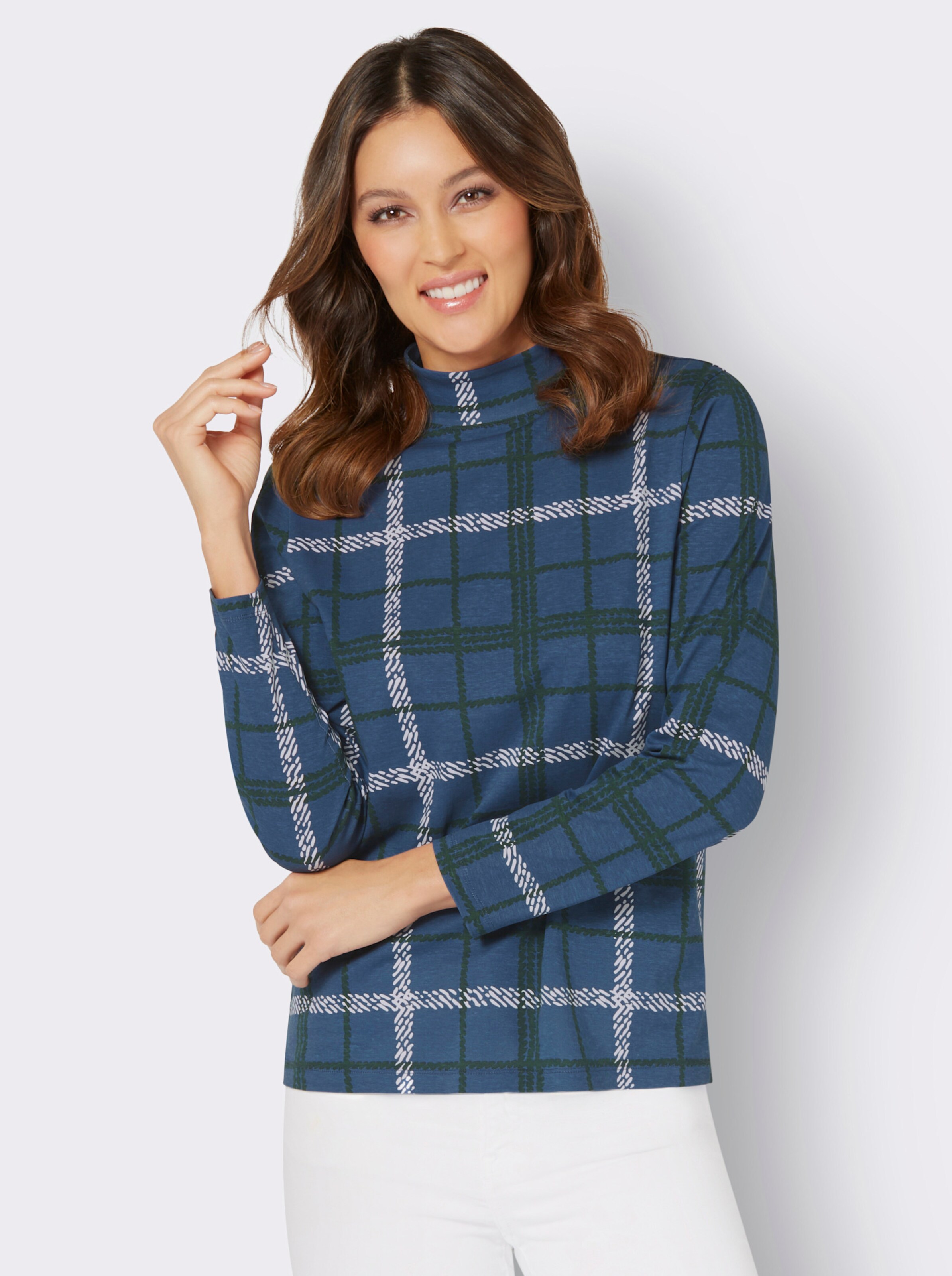 Stehkragenshirt
