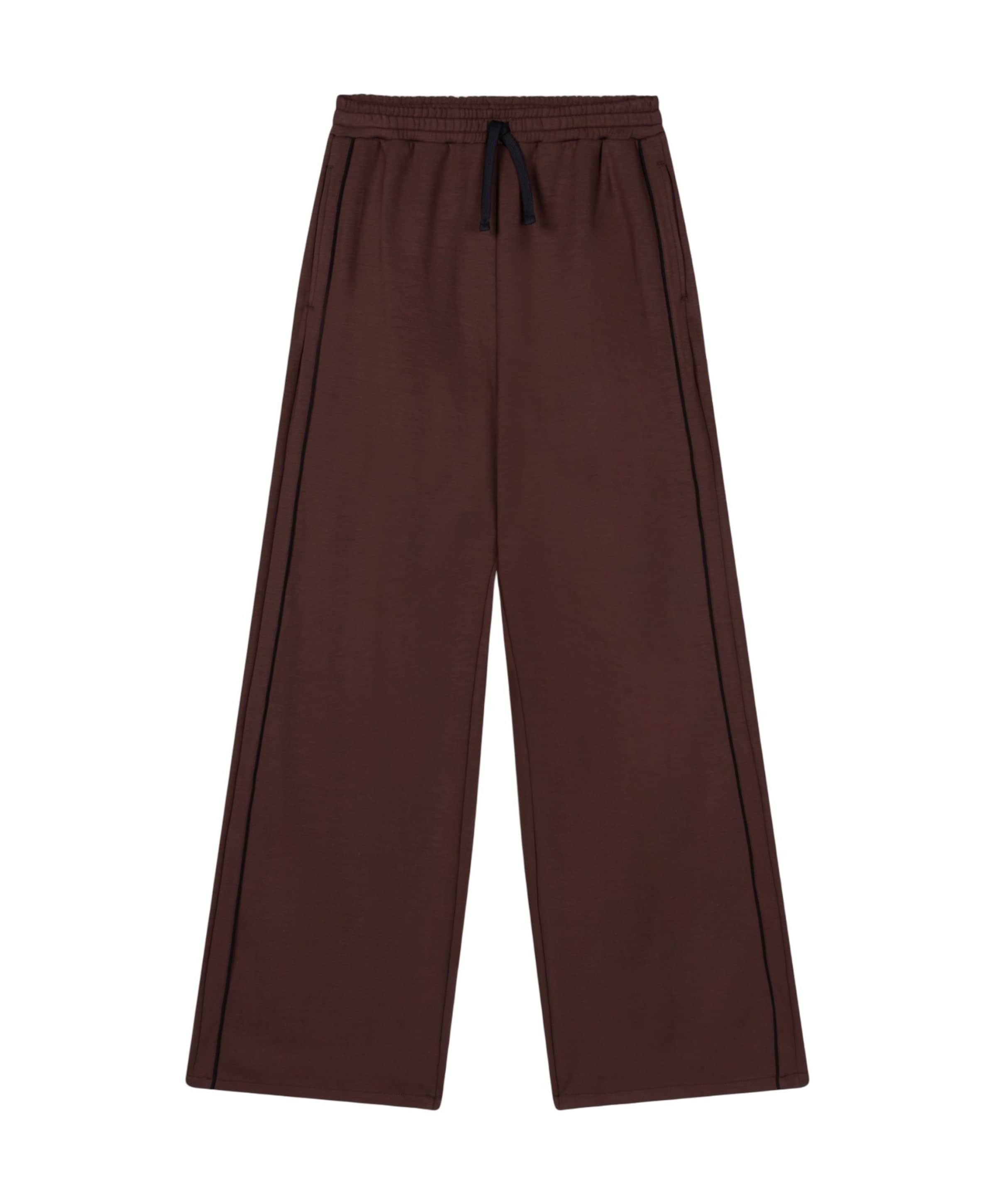 Alix The Label PIPING dames broek bruin