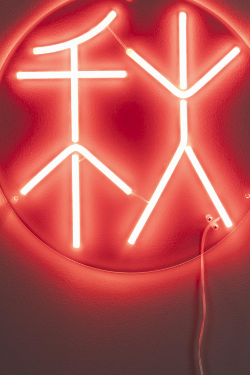 Dutchbone Sya Autumn neon wandlamp Ø35