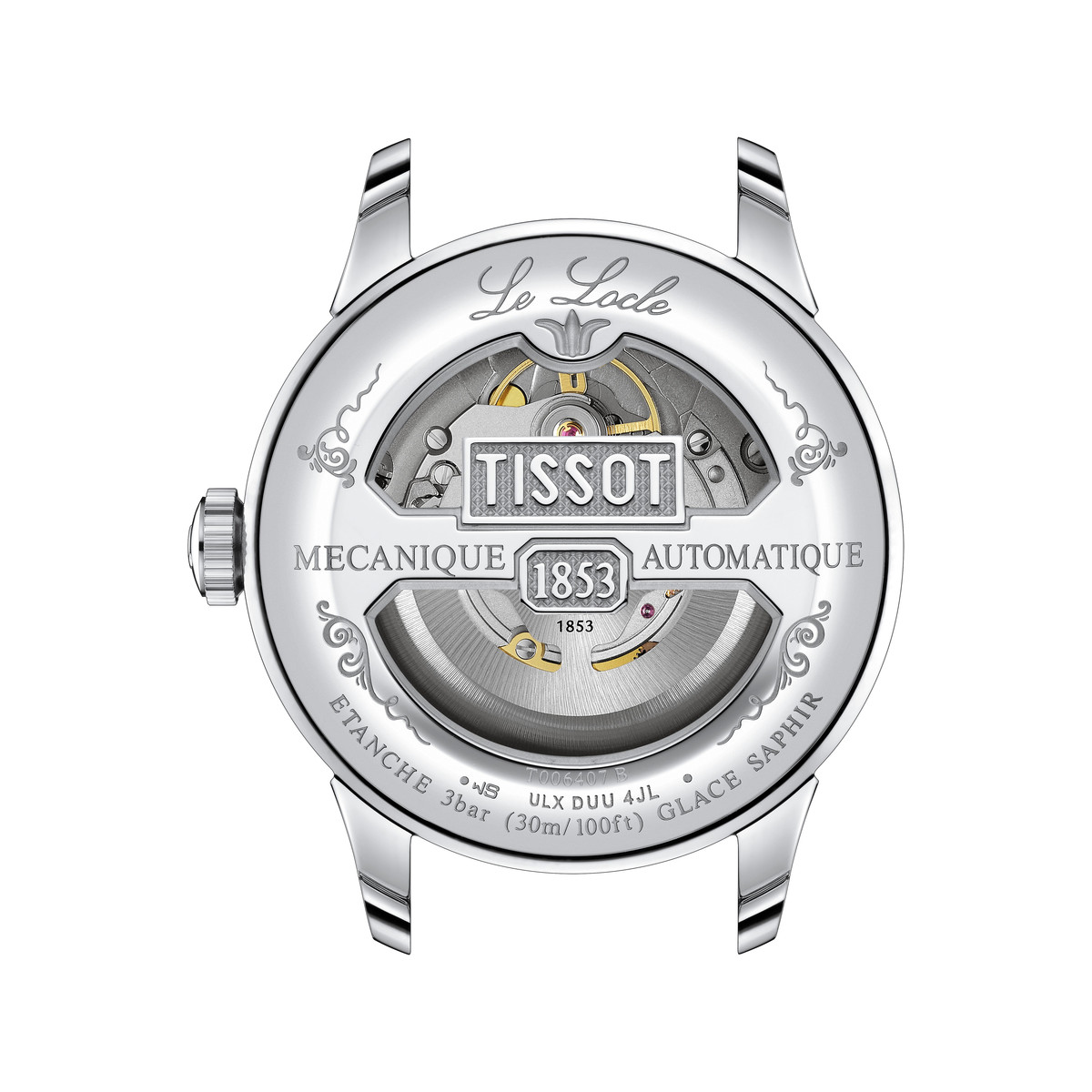 Montre TISSOT T-classic homme automatique, bracelet acier inoxydable gris