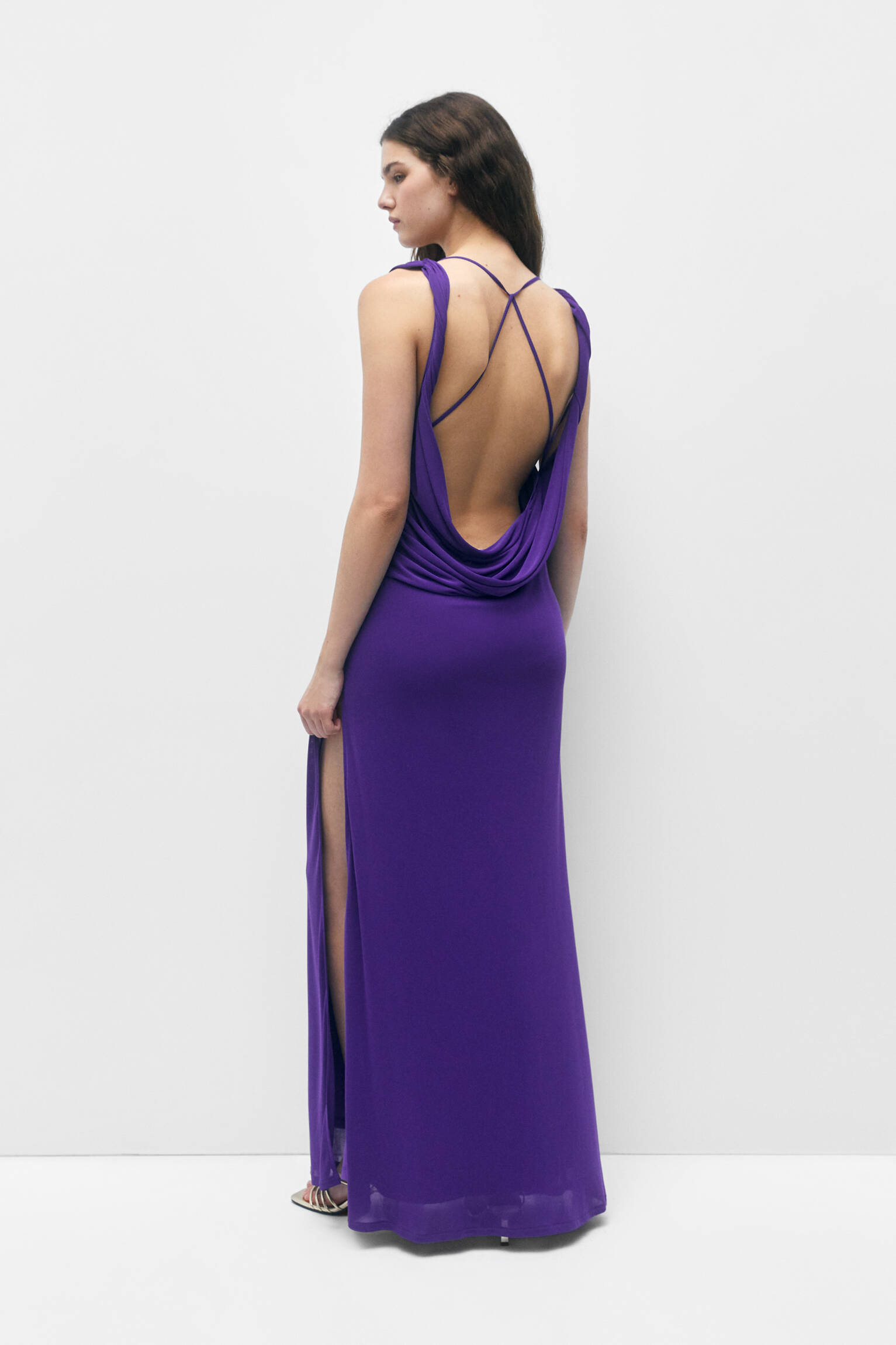 VESTIDO LONGO DE EDIÇÃO LIMITADA - ROXO