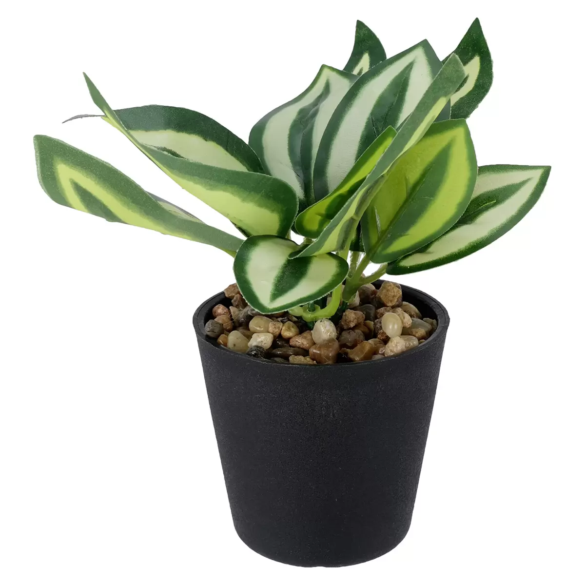 Kunstpflanze im Topf Planty dunkelgrün,schwarz