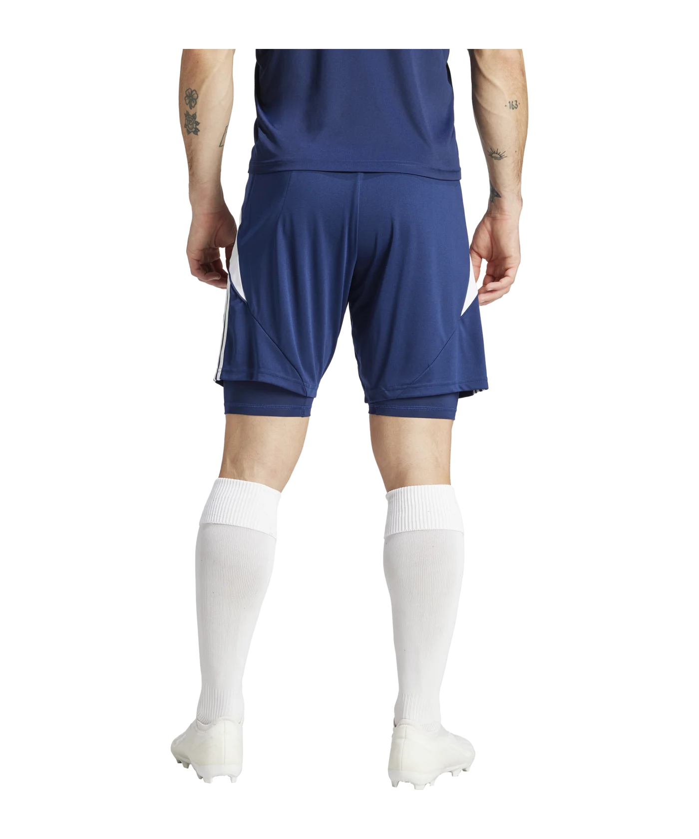 adidas Tiro 24 Training 2in1 Short Blau Weiss