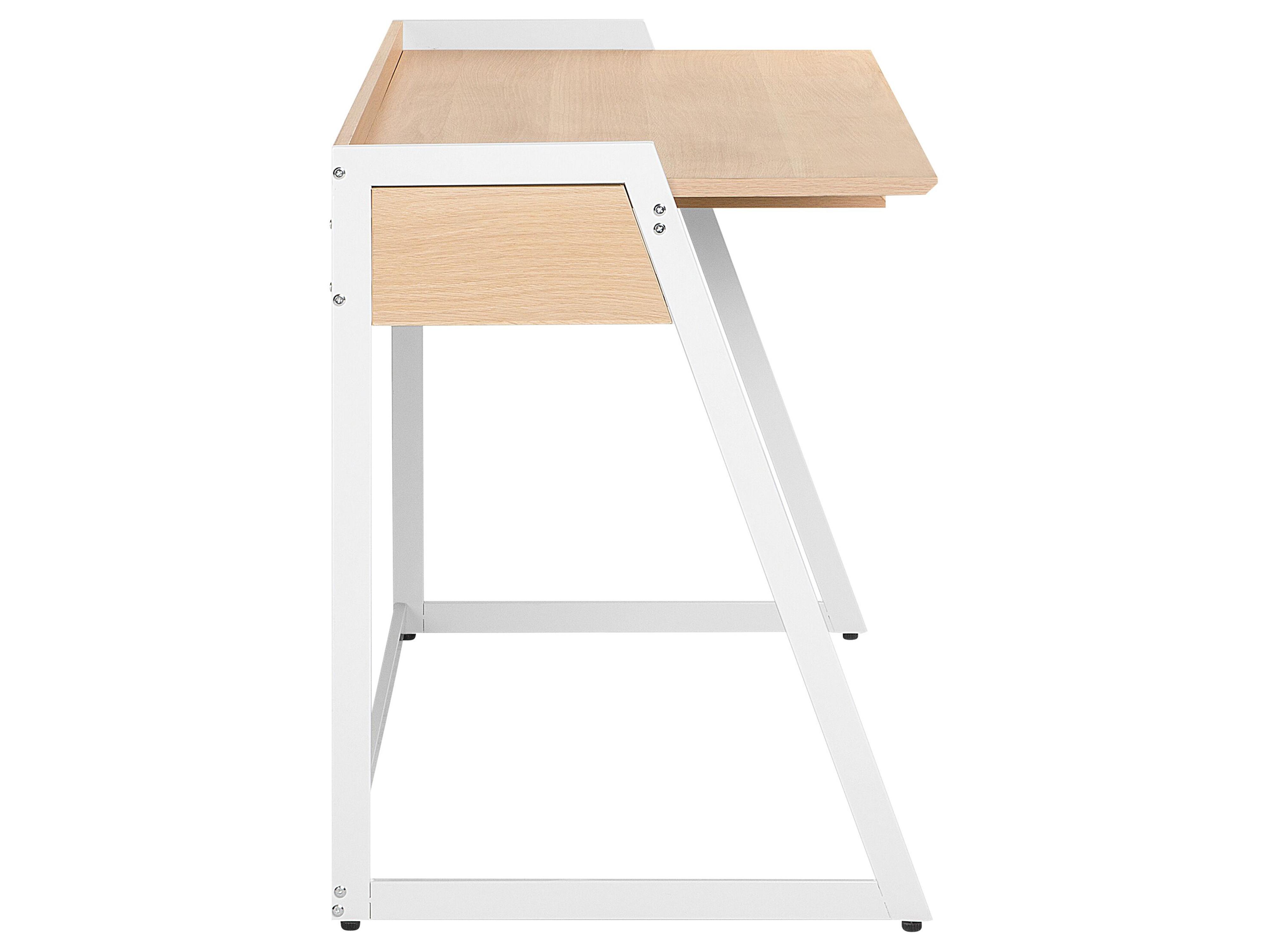 Bureau QUITO Wit 120 cm 60 cm met opbergruimte