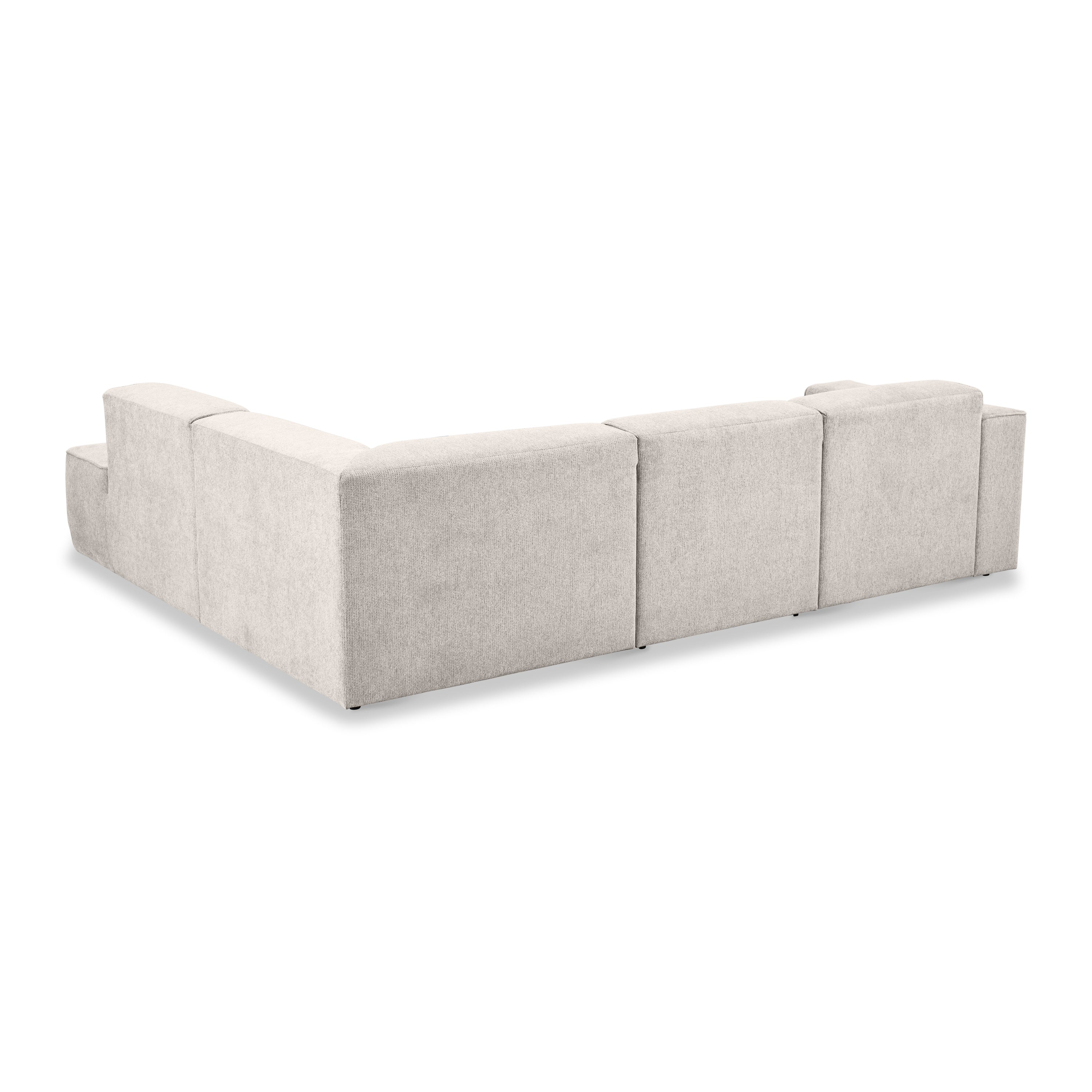 by fonQ Stretch Hoekbank Rechts - Naturel