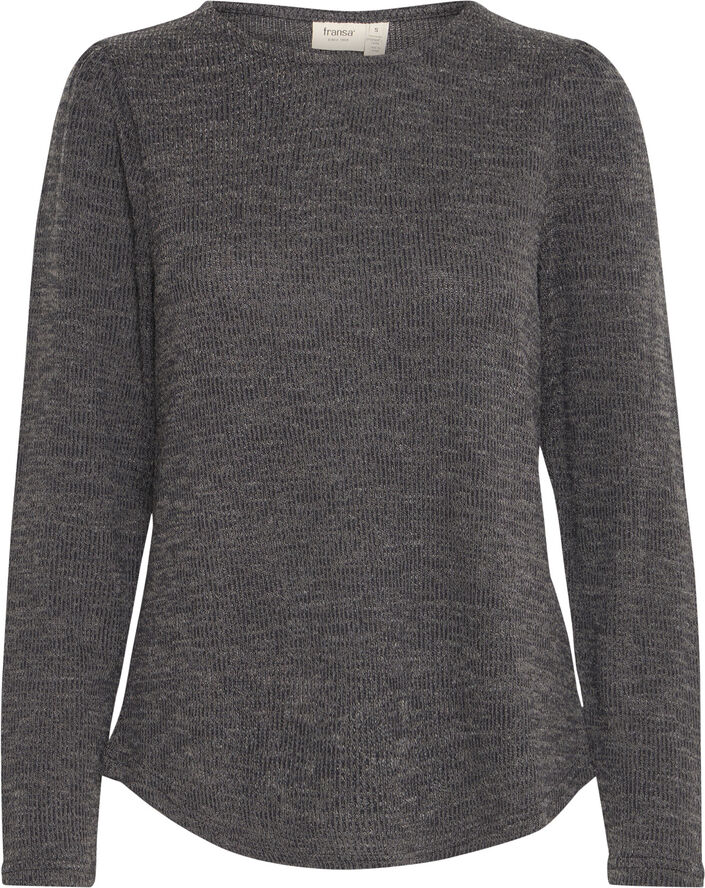 Fransa FRANABEL TEE 1 Charcoal melange