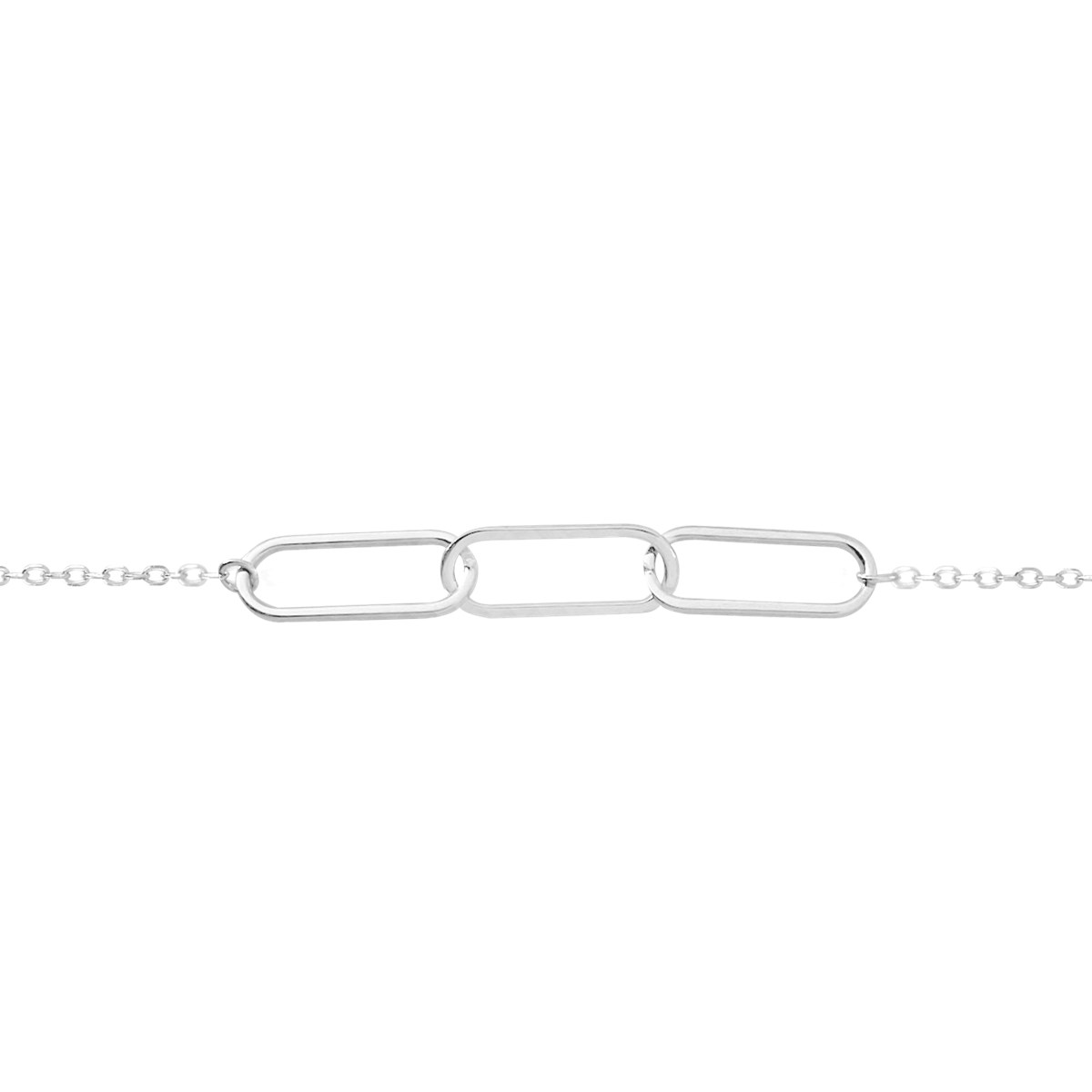 Bracelet en argent 925 rhodié