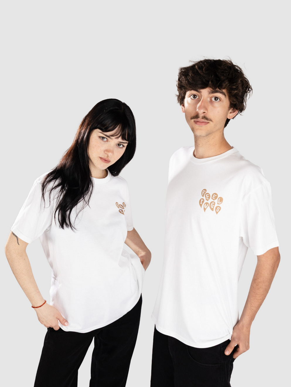 And Feelings Tears T-Shirt white