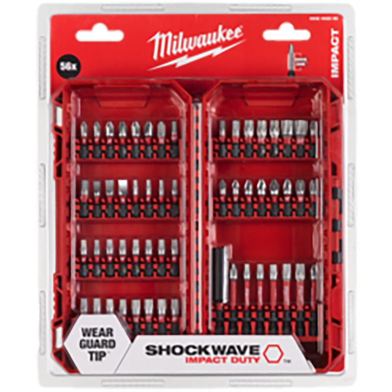 Milwaukee Shockwave bitset 56-delig