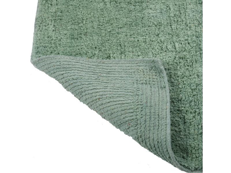 MSV Badteppich Dalija 45 x 70 cm, Tannengrün Badematte aus hochwertiger Baumwolle