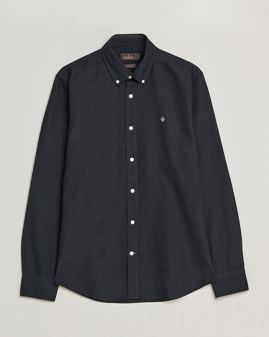 Morris Douglas Oxford Shirt Black