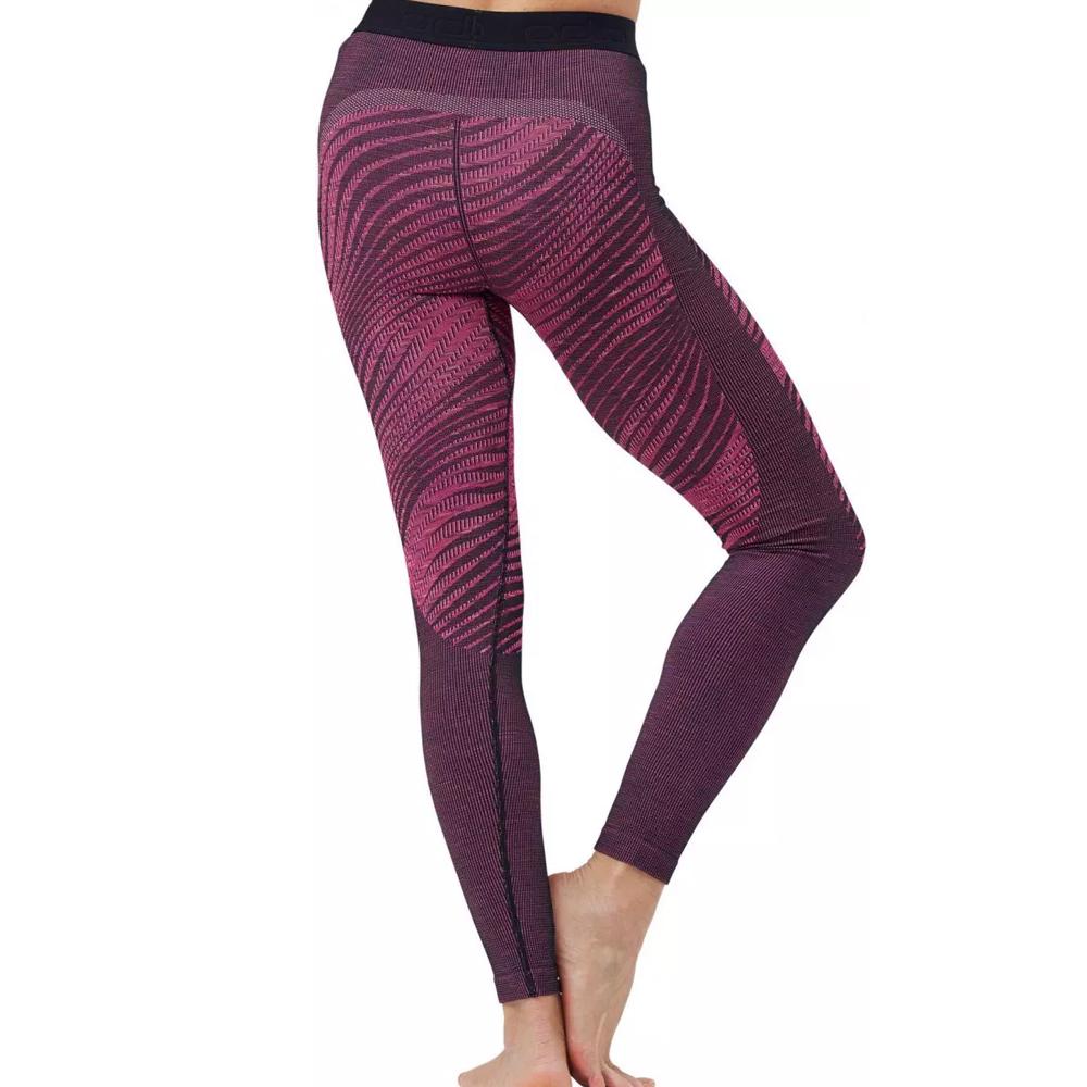 Legging Technique Noir/Rose Femme Odlo Blackcomb Eco