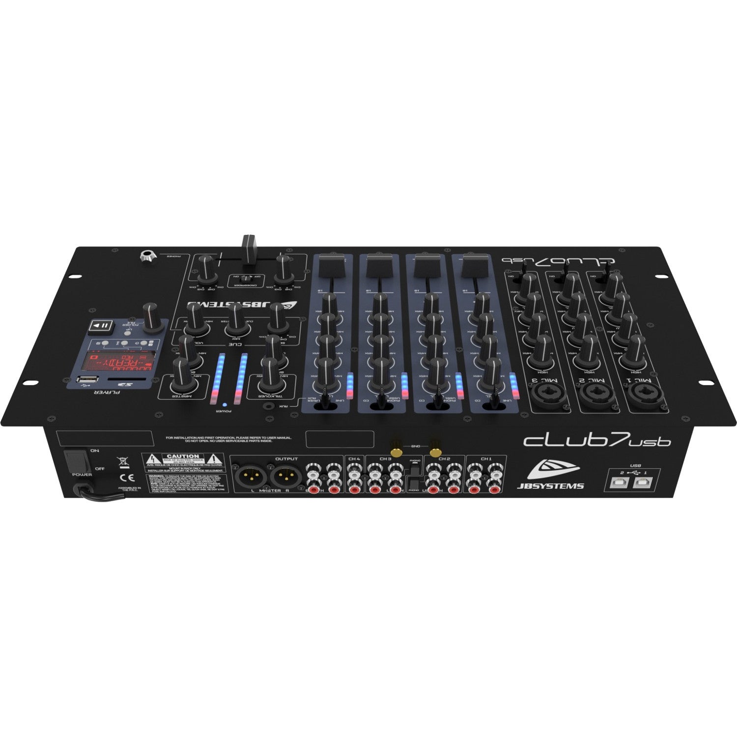 JB systems CLUB7-USB rackmixer