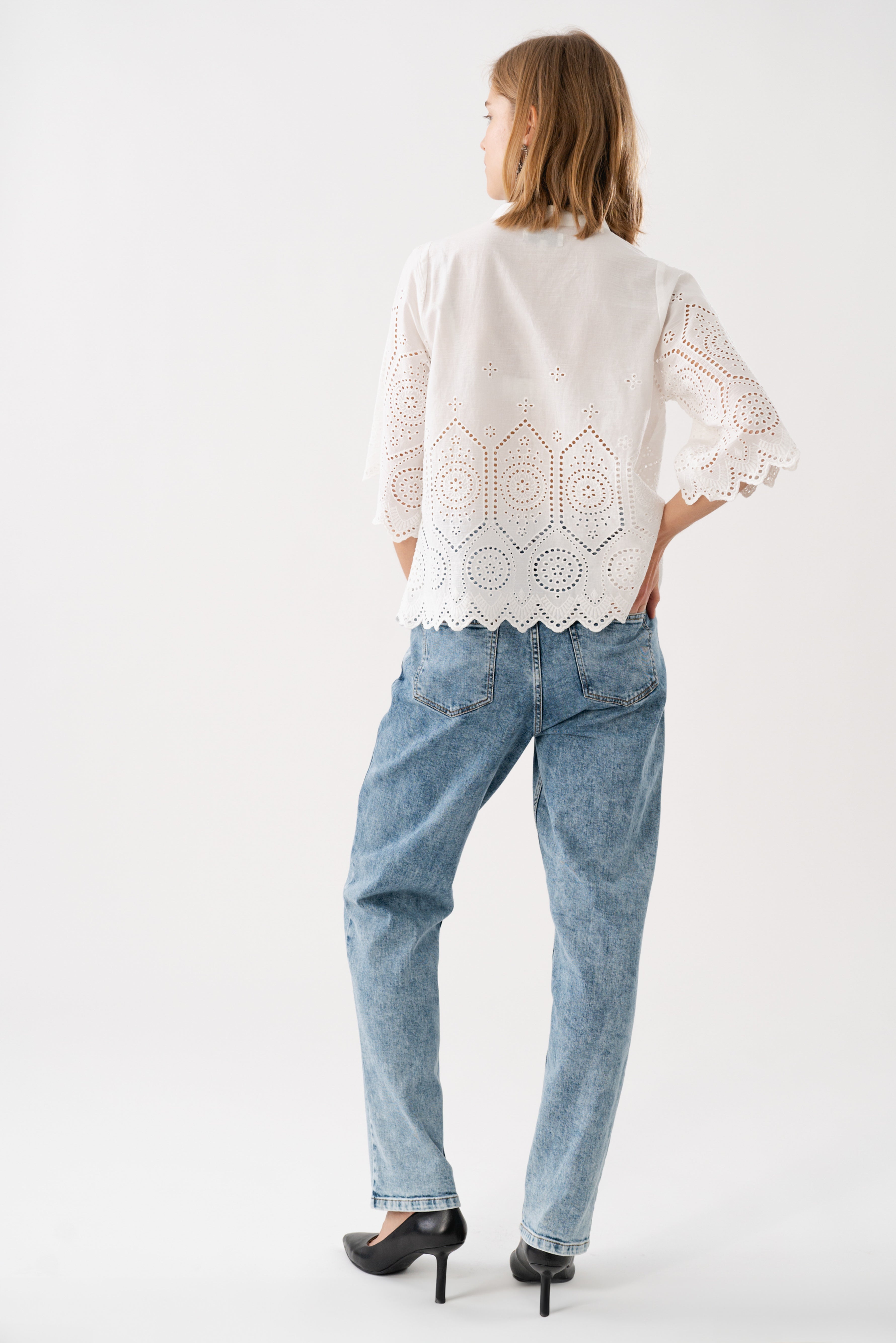 Lollys Laundry  Louise bluse - hvid